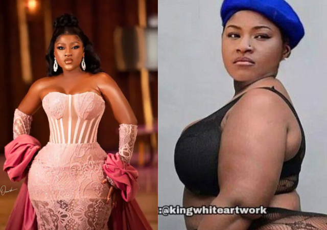 “Who do me this tin”- Destiny Etiko fumes as she reacts to her photoshopped photo