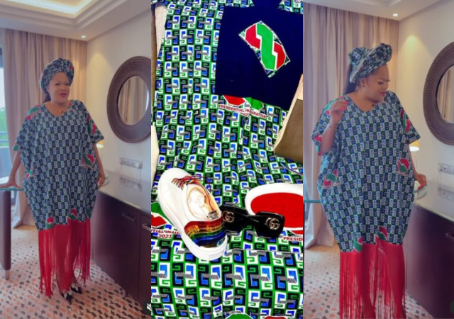 Eniola Badmus, Toyin Abraham, and others step out in inauguration day Asoebi
