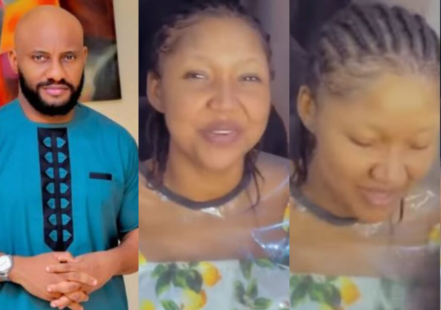 “Naturally beautiful and graceful African woman”- Yul Edochie continues to hail wife, Judy Austin [Video]