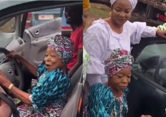 Iya Gbonkan Receives Brand New Car From A Fan After N5m Donation