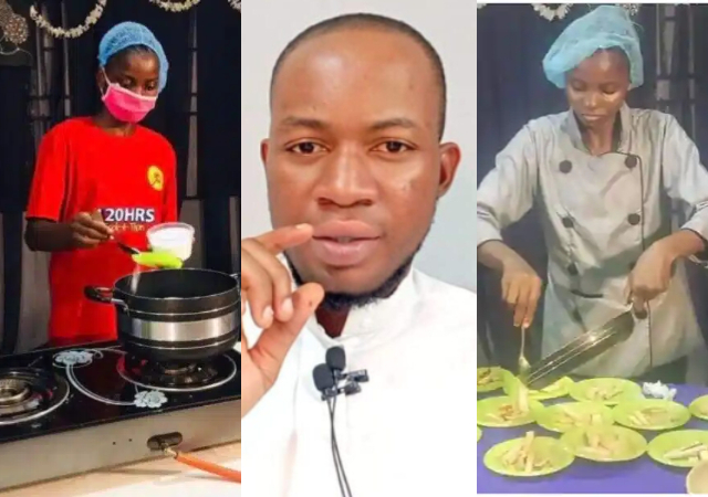 “My pastor paid for everything, all i did was to cook” – Chef dammy spills details about controversial cook-a-thon