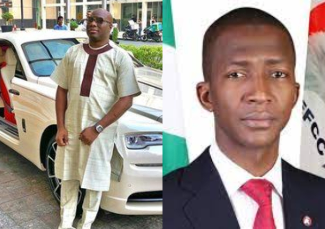 "Happiness overload for mompha”- Mompha mocks EFCC chairman, AbdulRasheed Bawa following his suspension