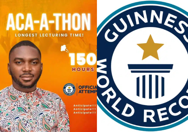 Ekiti lecturer set to lecture for 150 hours to break Guinness World Record