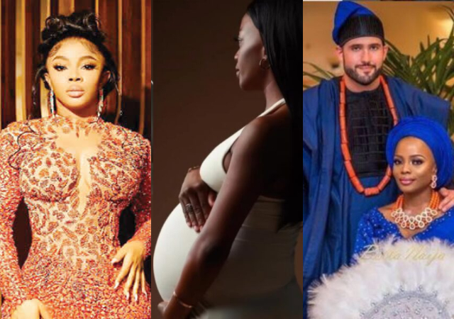 After six years of waiting Toke Makinwa’s sister announces her pregnancy