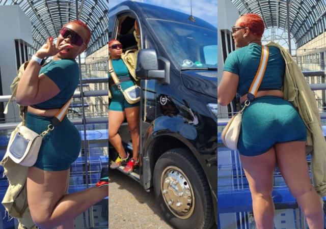 Yemi Alade shows off new look, as she flaunts the result of her daily intense workout [Photo]