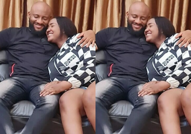 Yul Edochie thanks God for his peace, Judy Austin amid divorce from first wife, May Edochie