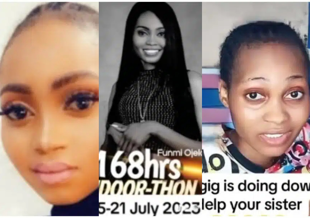 “My 2.5gig data is finishing” – Lady who embarked on 168 hours indoors Guinness World Record begs for data