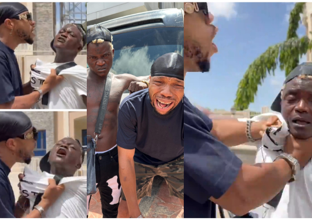Drama as Charles Okocha and Portable ‘clash’ on the road - [Watch]