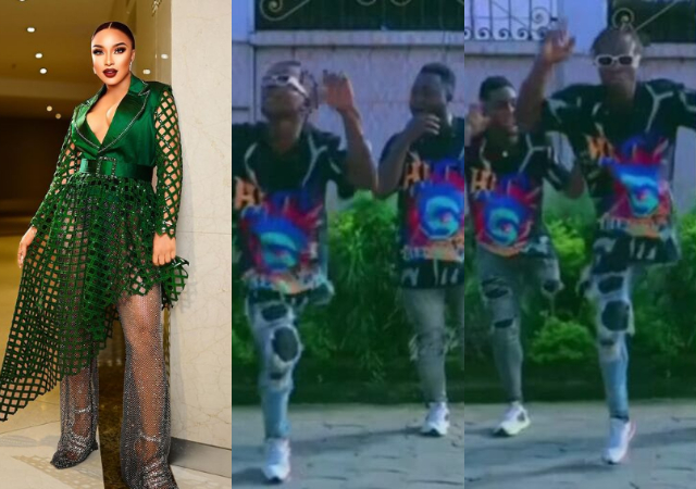 Tonto Dikeh wins hearts as she blesses amputees with prosthetic legs