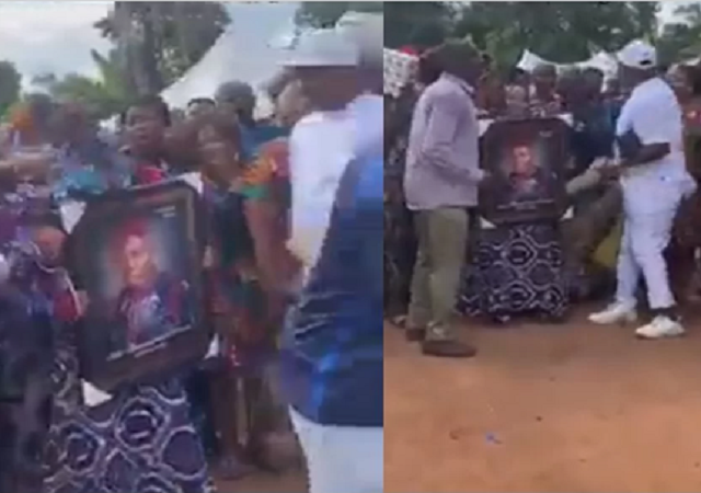 Woman reportedly gifted N1m for crying passionately at funeral [Video]