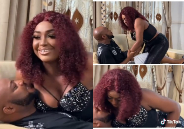 Steamy movie scene of Lizzy Gold and male colleague raises eyebrows