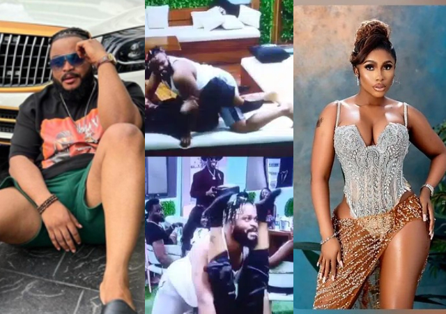 #BBNaija All-Stars: Whitemoney shows Mercy Eke his favorite bedroom style