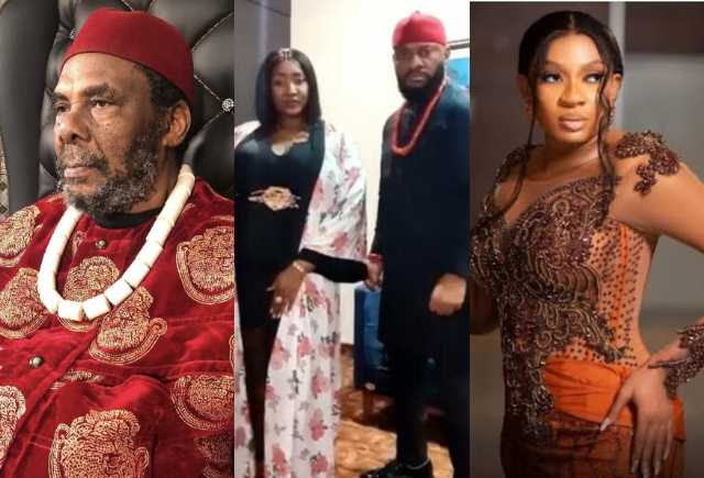 “He talks in proverbs, hence why Yul didn’t learn anything”- Reactions as Pete Edochie speaks out on Yul Edochie’s marital crisis