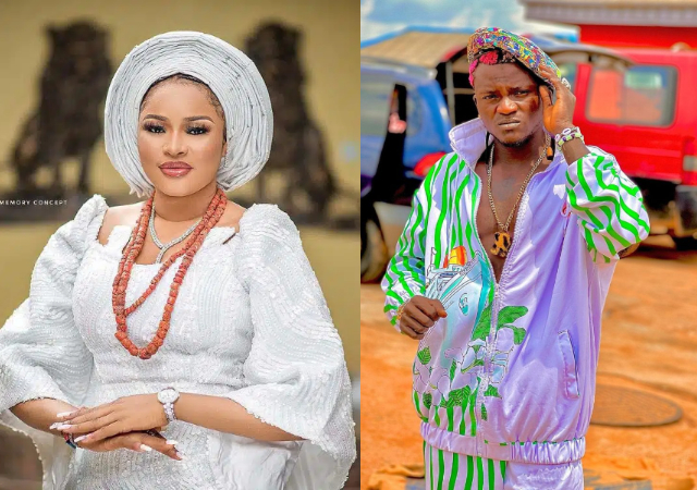 Late Alaafin of Oyo ex-wife, Queen Dami and Portable confirm dating rumors