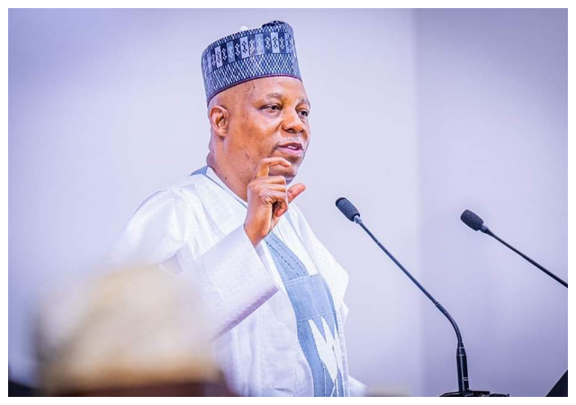 VP Shettima Arrives Presidential Election Tribunal