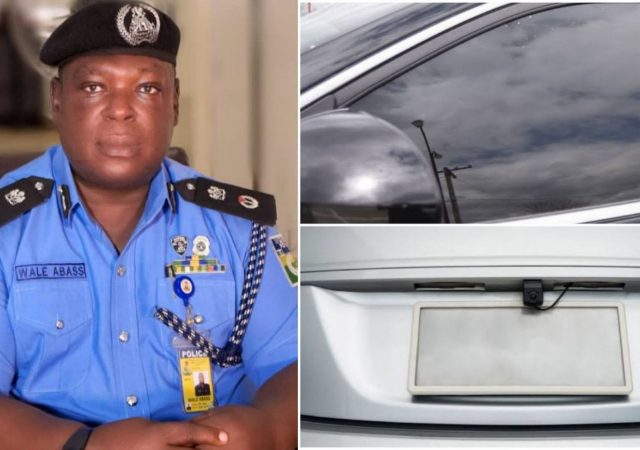 Delta State Police Enforce Ban on Tinted Vehicles, Covered Number Plates