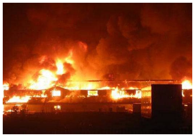 Fire burns down church Building in Ilorin