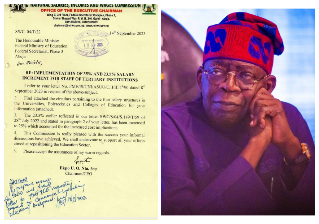 Breaking: Tinubu Govt Approves Salary Increase Federal Institution Workers,Others