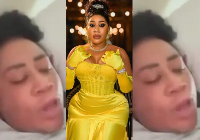 “He took advantage of her”- Uproar as actress, Moyo Lawal’s private tape hits the internet