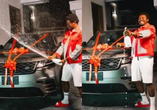 Nasty Blaq gifts himself Range Rover Velar as birthday present
