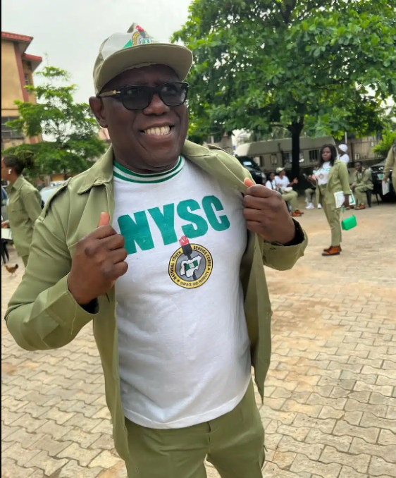 Kenny Ogungbe stirs reactions as he passes out from NYSC at 53