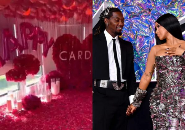Offset romantically celebrates wife, Cardi B’s birthday, decorates ...