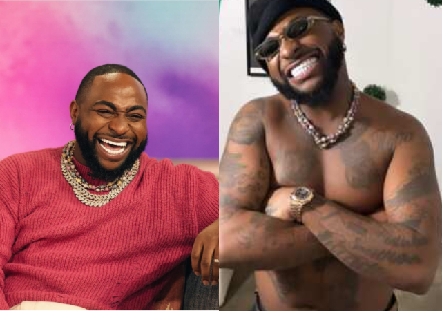 Davido's potbelly goes viral as singer goes shirtless in new photo
