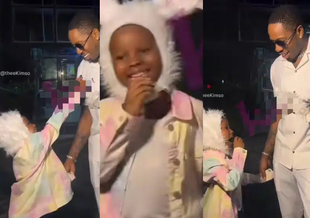 “My top is ₦350k, necklace ₦5 million naira” – Tacha’s 5-year-old daughter, Kim, stuns many as she interviews Ike