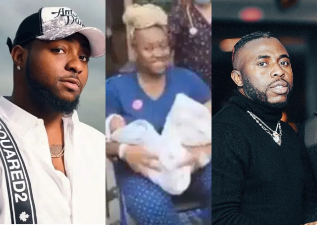 “You’re a wicked person, delete it” – Davido roasts Samklef for posting video of him, Chioma with twins