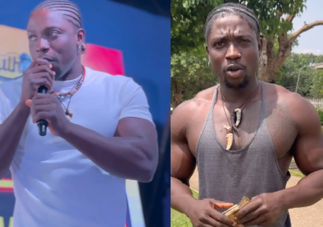 "I only know how to drag rubber nyash people” – VeryDarkMan apologizes as he struggles to give speech on stage
