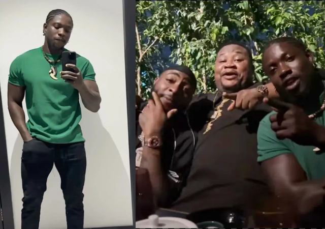 VeryDarkMan thrilled as he hangs out with Davido, Cubana Chief Priest