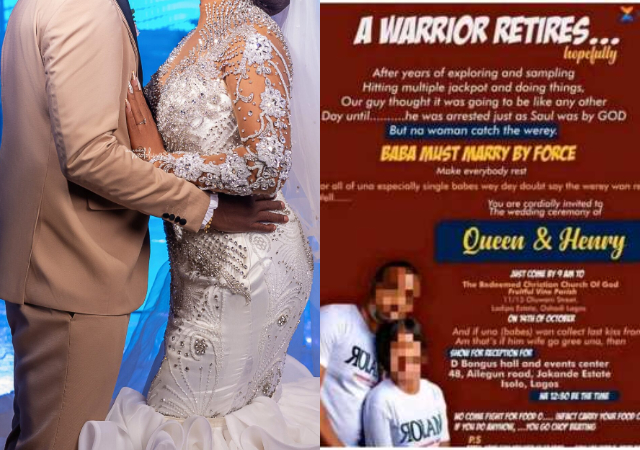 "This is Nonsense, Very disrespectful to the bride": Nigerian Couple's Wedding IV Gets People Angry over its Content
