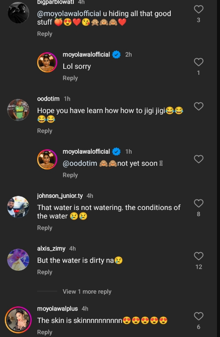 “With all these, you no sabi jigi jigi” – Fans ridicules Moyo Lawal over bikini video, she reacts