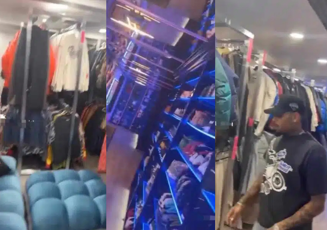 “Closet abi boutique, poor man go say everything is vanity” — Netizens question after seeing Chris Brown’s closet