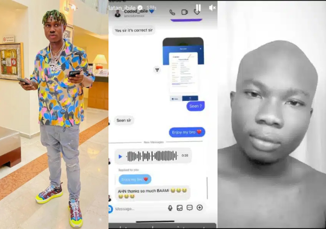 "iPhone 15 or 1M"-Zlatan gifts his hardcore fan 1 million naira, leaks their chat