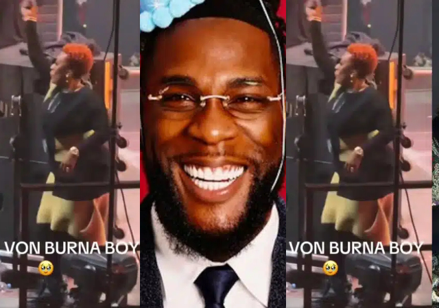 “Burna is 32, his mum doesn’t look 50” – Video of Burna Boy’s mom dancing like a pro at concert stirs reactions