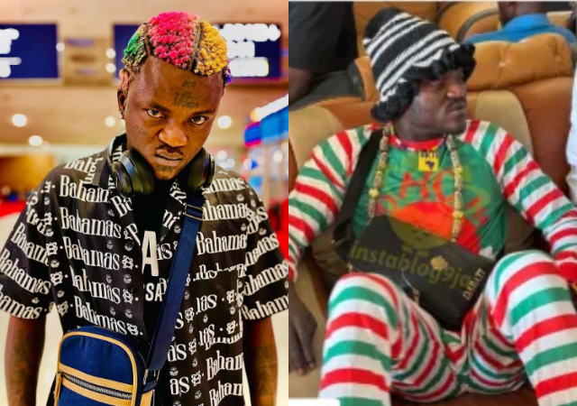 Photo of singer Portable rocking his ‘Detty December’ outfit goes viral