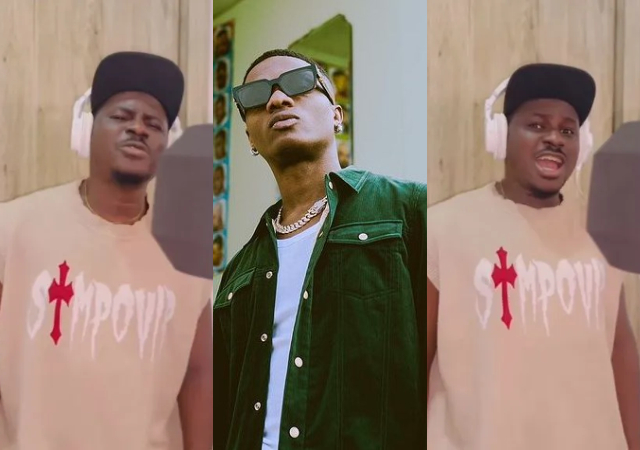 “Shishi You No Go See” – Video Goes Viral As Comedian Kenny Blaq Shows Off Talent In A Dedicated Song For Wizkid
