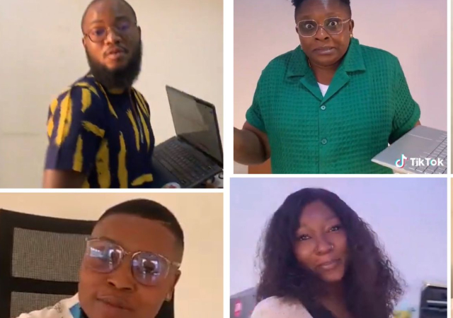 Members of the LGBTQ community in Nigeria jumps on trending challenge