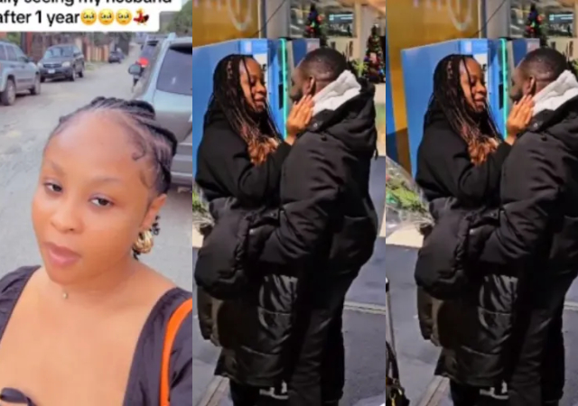 “Happier than ever” –Lady thrilled as she finally reunites with her husband in Canada after 1 year