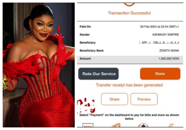 "The person never reply my dm o” - Ashmusy laments as she mistakenly sends N1M to a fan instead of N100K