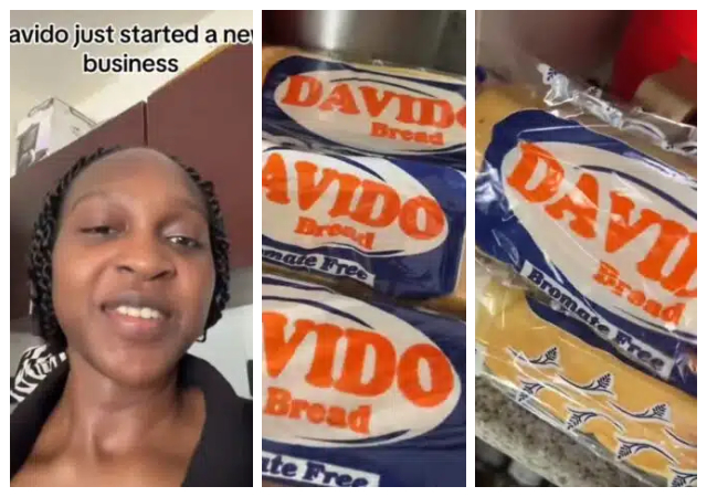 “30bg flavor dey” - Nigerian lady cause buzz online as she shows off ‘Davido Bread’ on social media