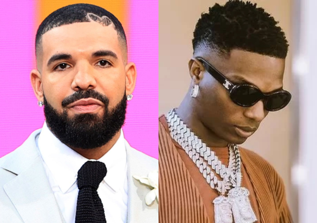 Rapper Drake congratulates Wizkid as their hit song "One Dance" hits 3billion streams on Spotify