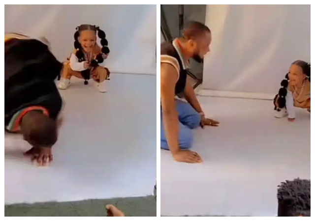 “Father of the year" - Reactions as man uses tricks to makes his daughter smile during her photoshoot