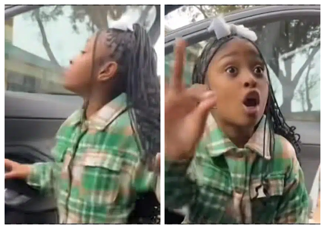 “Imagine saying this to an African parent" - Reactions as little girl gets upset over her mother's lateness picking her up from school
