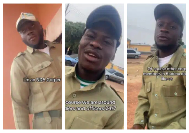 NYSC Corp members shares their experience serving at the Nigerian Defence Academy in a video