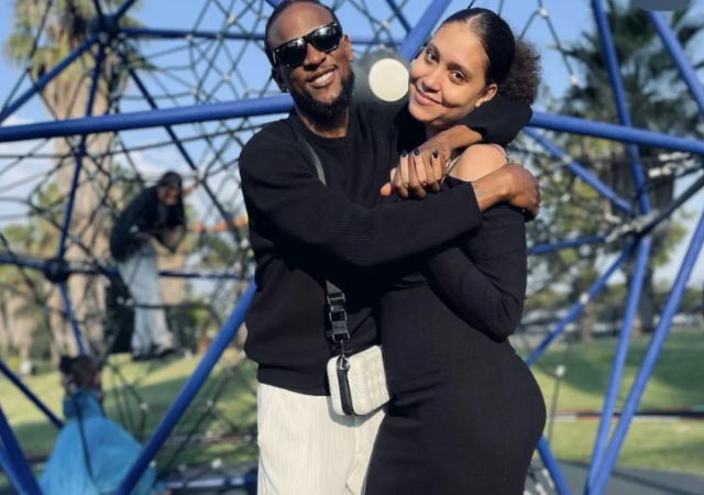 “Happy Birthday to my wife" - Omoshola sends heartfelt birthday message to his foreign wife, Britnee  