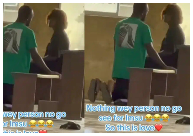 “who go love me like this ” - Reactions as man goes on his knees to beg his girlfriend in public