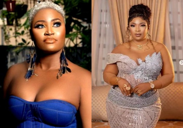 "Look at this old hag, I used to respect this lady"– Chizzy Alichi roasts Laide Bakare, vows to beat her as they exchange blows online