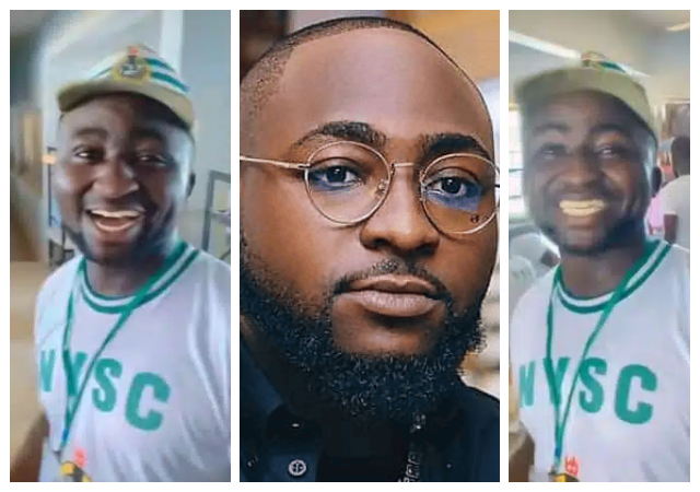 "See OBO" - A young man creates waves at NYSC orientation camp as corps member mistake him for Davido
